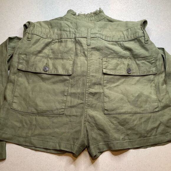 Hudson Jeans Utility Jumpsuit Olive Green Large - Picture 6 of 11